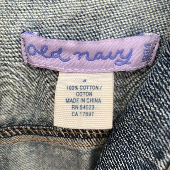 Old Navy Girls’ Denim Jean Jacket - Picture 4 of 5